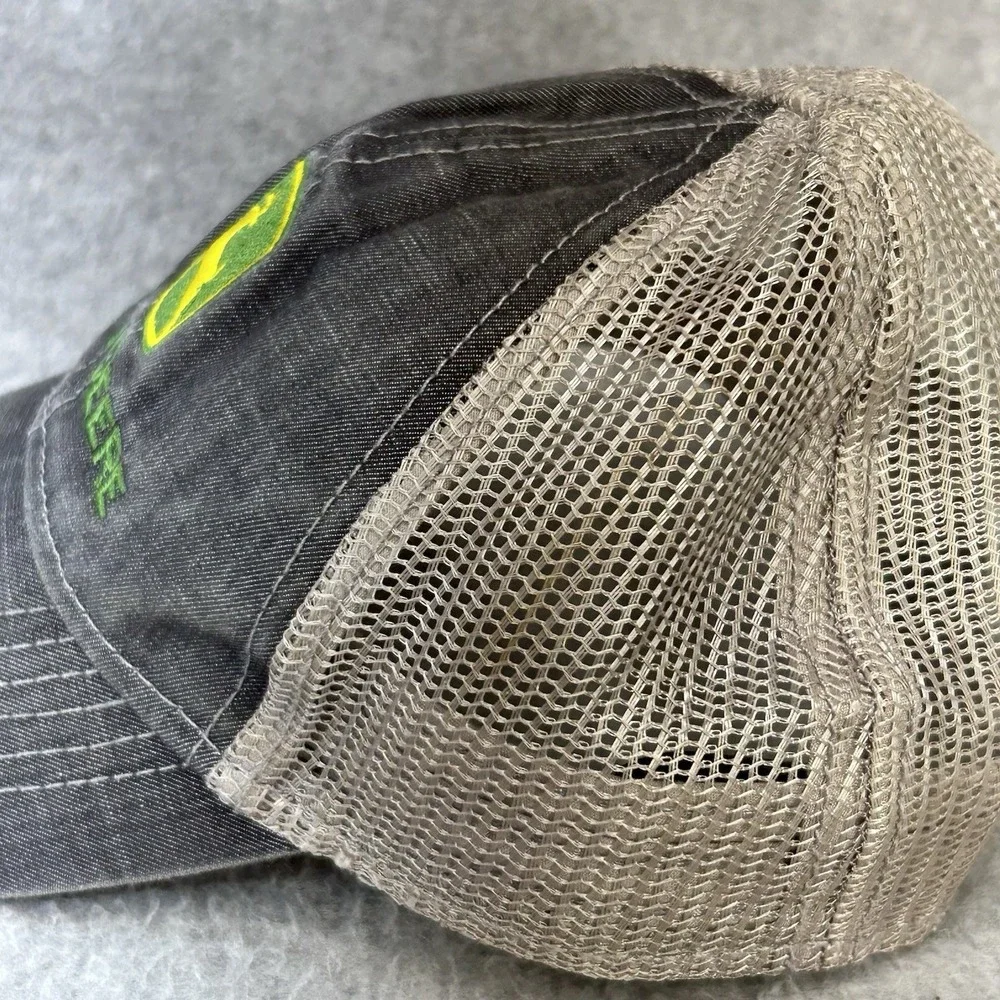 John‎ Deere Toddler Trucker Hat Snapback Gray Mesh Logo Cap OSFM